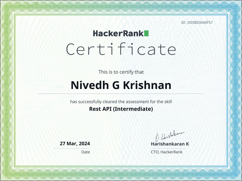 HackerRank